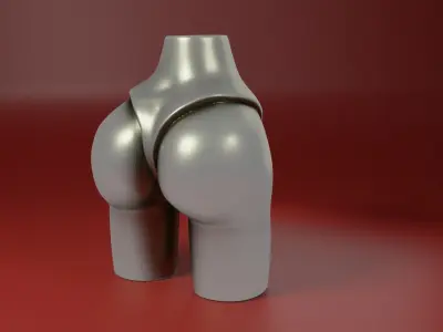 BUTT decoration Free 3D print model
