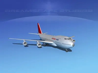  Boeing 747-100 Northwest Cargo 3D model