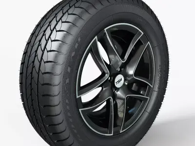 Rim and Tire R16 3D model