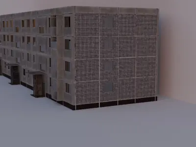 Panel House Free 3D model