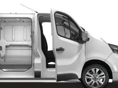 Nissan Primastar Van L2H1 Tailgate HQInterior 2026 3D model