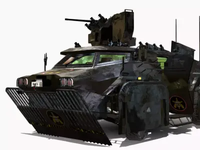 CONCEITO KAWE 4X4 BOPE Low-poly 3D model