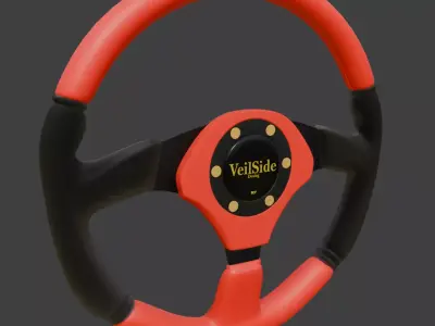 Steering Wheel Veilside 3D model