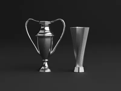 La Liga Trophy Pack 3D model