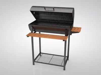 Outdoor Grill in Cinema 4D Free 3D model