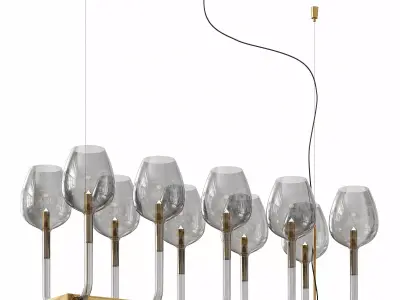 Rose Chandelier By Italamp Free low-poly 3D model