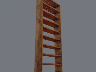 Shelves Stand Free low-poly 3D model