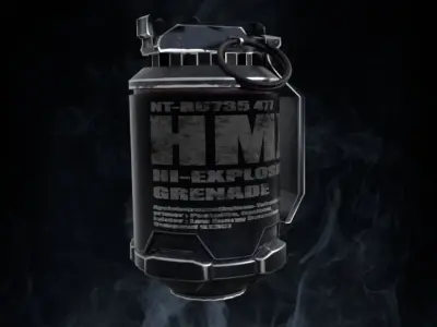 Elysium Grenade 3D model