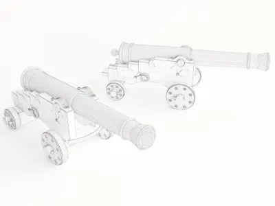 Cannon 02 04 3D model