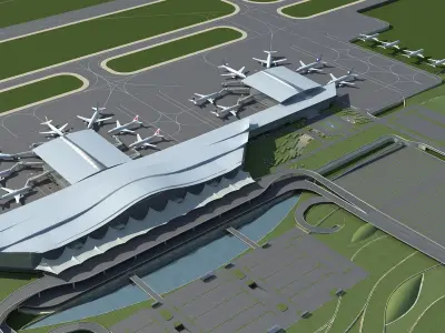 Airport 2 3D model