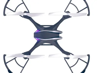 U842 Sport racing QUadCopter  3d model vray 3D model