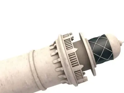 Faro Cabo de Palos 3D model