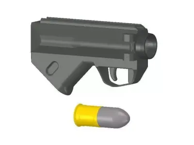 ASG Grenade launcher Free 3D model