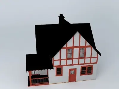 Tudor House Free 3D model