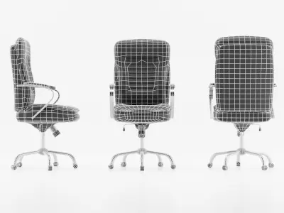 Realistic office chair with multiple colors Low-poly  Free low-poly 3D model