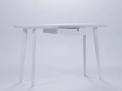 Ikea Lisabo wooden table desk Free 3D model