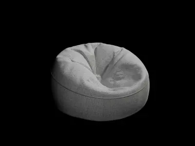 bean buff chair Free 3D model