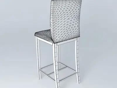 Bar Stool Free 3D model 7