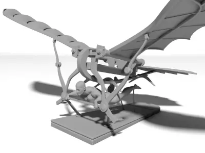 Leonardos plane for Print 3D print model