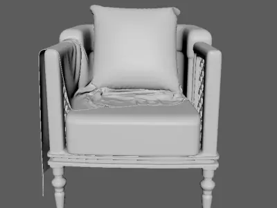 Arm chair Free 3D model buy