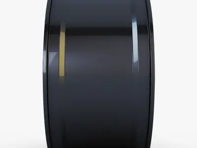 Style 227 wheel black Mid Poly Low-poly 3D model