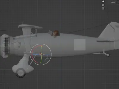 Henschel HS 123 3D model