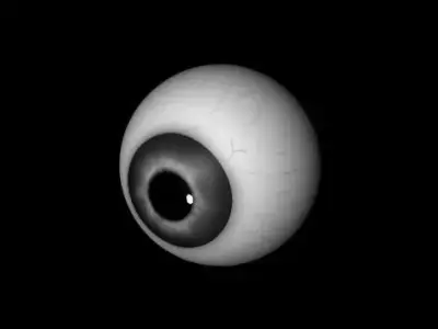 Grey eyes Free low-poly 3D model