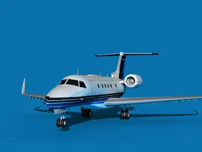 Embraer Praetor 500 V01 3D model