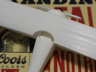 1916 French Biplane Nieuport 17 3D print model