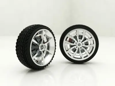 Wheels HD 3D model
