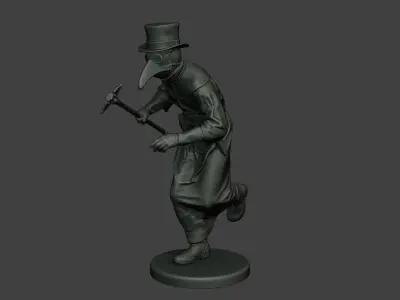 Hans Plague Doctor PDS004 3D print model