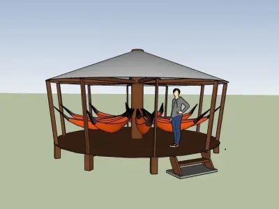Hammock Gazebo 3D print model