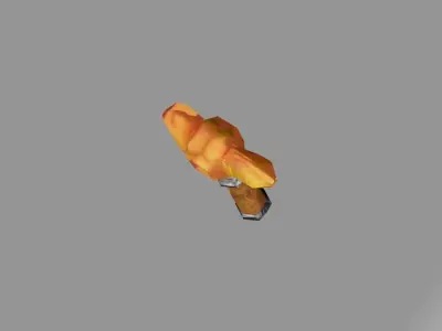 game weapon assets Hammer Low poly Low-poly 3D model