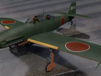Aichi M6A1-K Nanzan 3D model