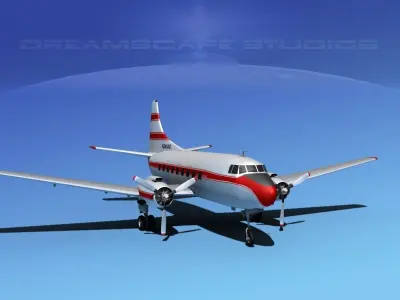 Martin 202 Aerojet General 3D model