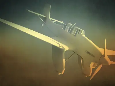 JU87A1 STUKA 3D model