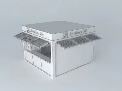 Basic Juan Valdez Cafe Store Free 3D model
