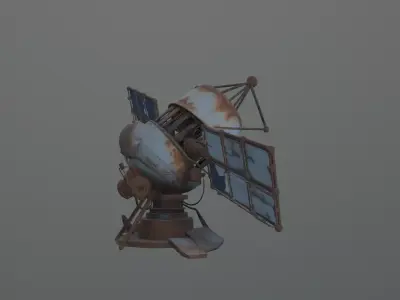 abandoned satelite 3D model