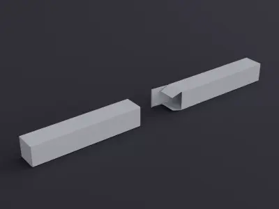 Packaging product box05 Low-poly 3D model