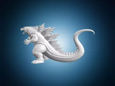 Godzilla King Kaiju 3D print model