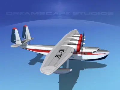 Sikorsky S-42 Seaplane 3D model