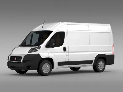 Fiat Ducato Van L2H2 2006-2014 3D model