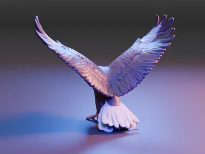 American eagle 3D print model