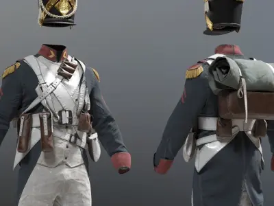 SOLDIER Grande Armee French 3D model