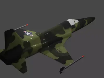 F5 in Vietnam Camoflage 3D model