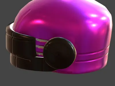 Helmet plastic mask protection pollution  Low-poly 3D model get