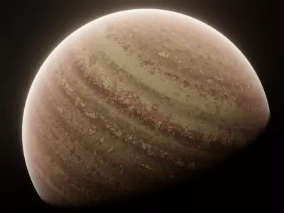 Planet Space Ready to game Low-poly 3D model 9