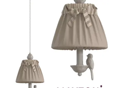 Pendant Bird ARM013-PL-01-W Maytoni Classic Free 3D model
