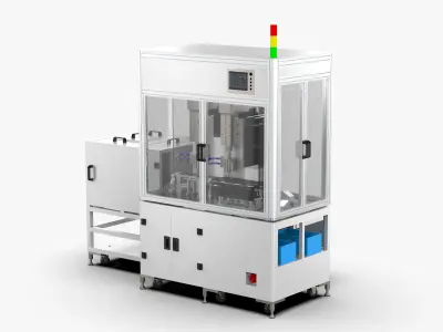 Fully Automatic Drilling and Tapping Machine 3D model