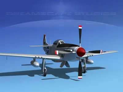 P-51D Mustang Fort Meyers 3D model